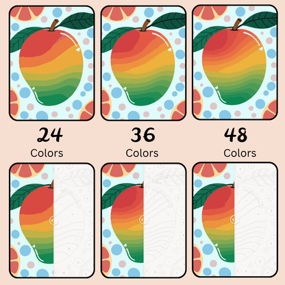 Maeve’s Mango: Paint-by-Number Collection (24/36/48 colors | No Frame)