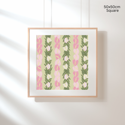Anthurium Lei: Diamond Painting Collection