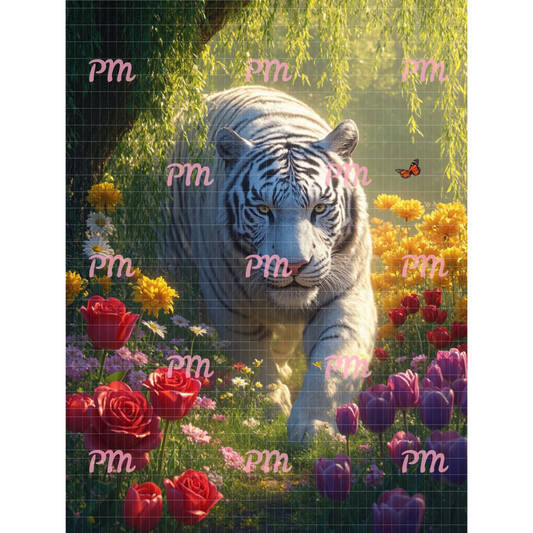 Tigress of Tranquility: Paint-by-Number Collection (24/36/48 colors | No Frame)