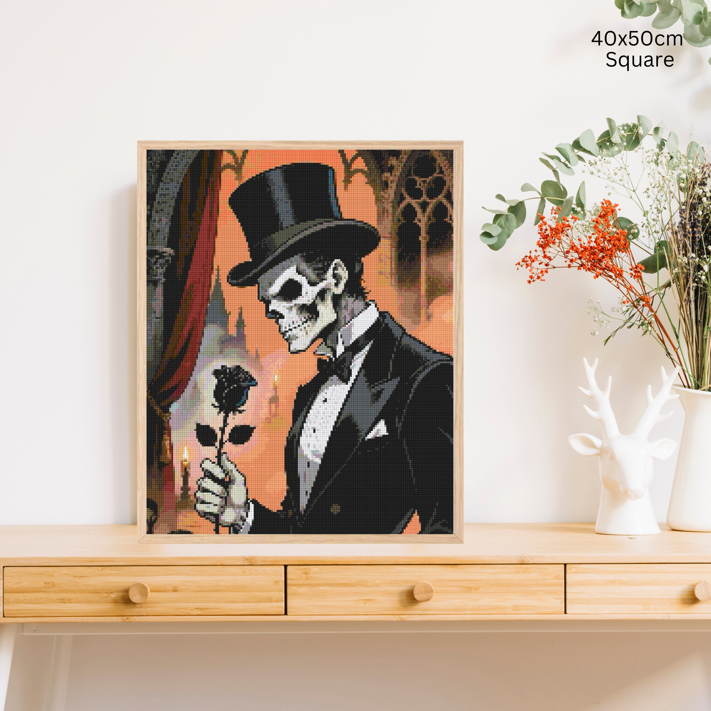 Thorned Gentleman: Diamond Painting Halloween Collection