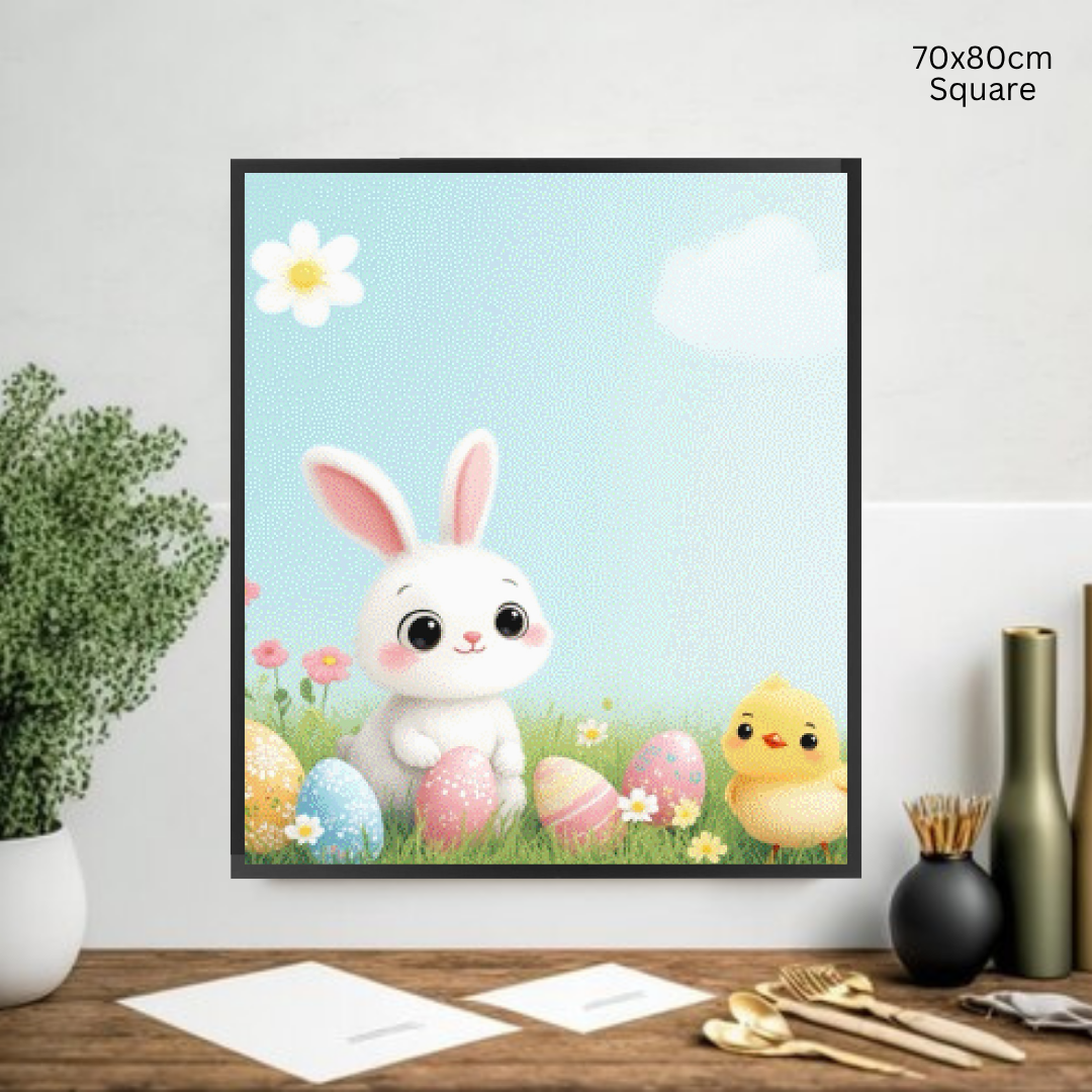 Bunny and Peep: Diamond Painting Easter Collection