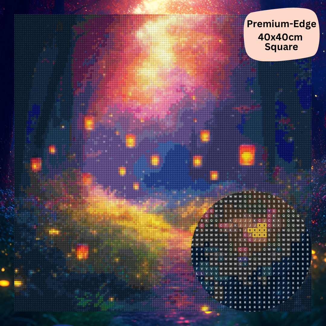 Mystic Lantern Isle: Diamond Painting Collection