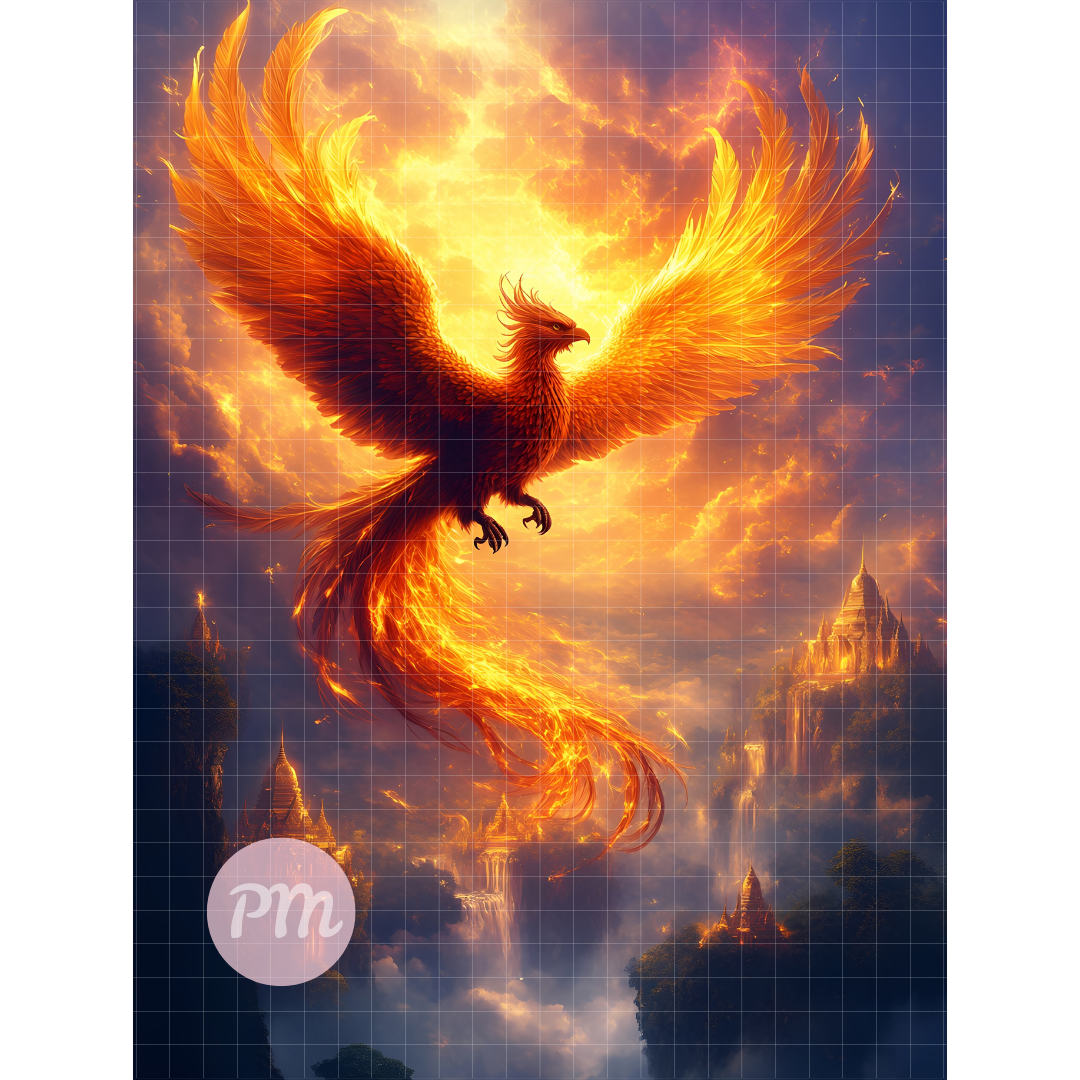 Phoenix Ascent: Diamond Painting Collection