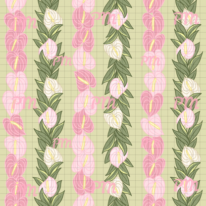 Anthurium Lei: Diamond Painting Collection