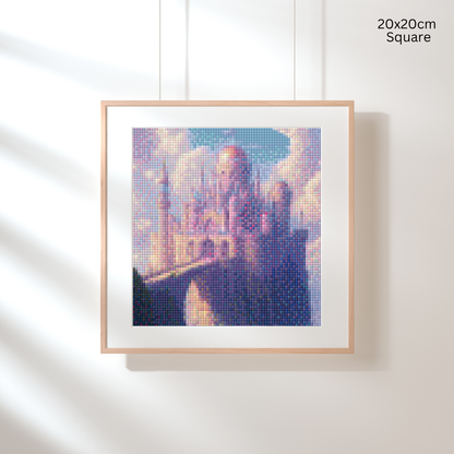 Celestial Fortress: Diamond Painting Collection