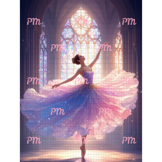 Stained Glass Relevé: Diamond Painting Collection