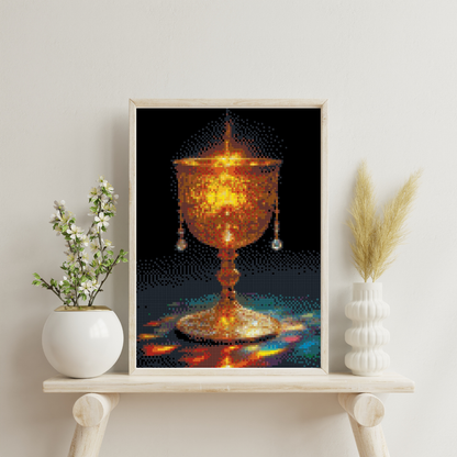 Golden Goblet: Diamond Painting Collection