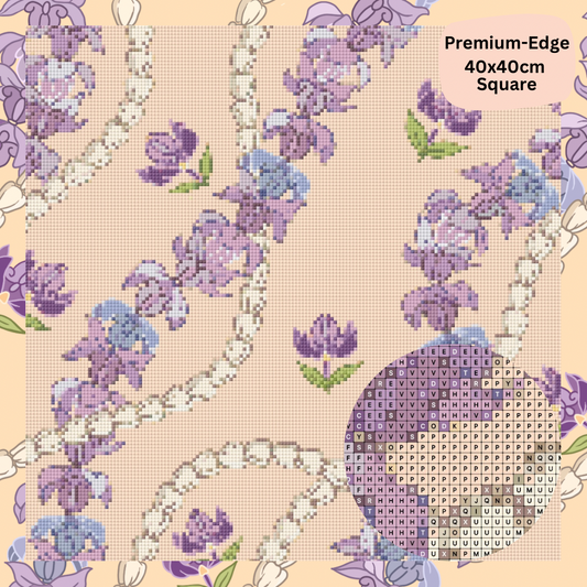 Crown Flower & Pikake: Diamond Painting Collection