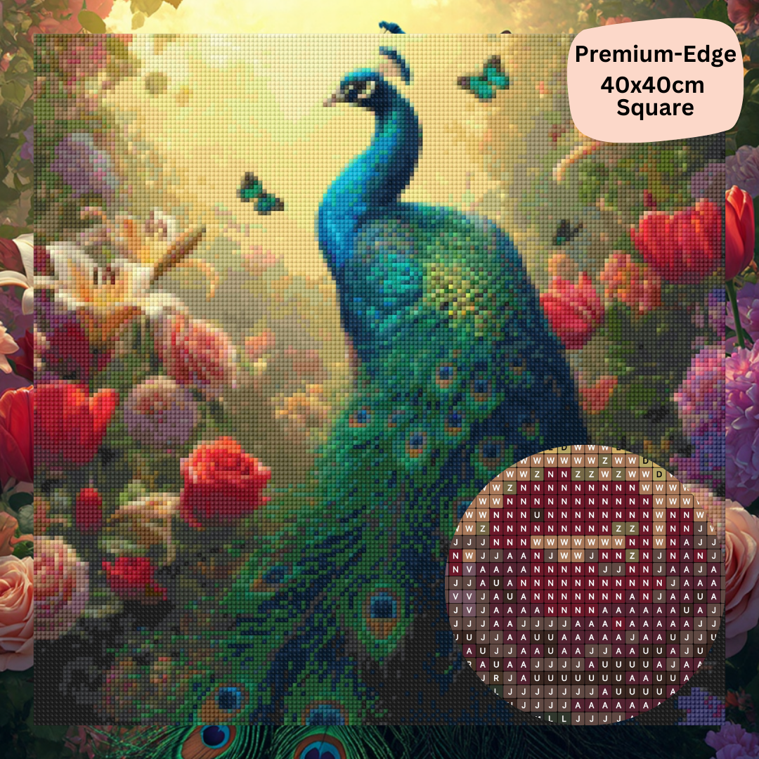 Regal Plumage: Diamond Painting Collection