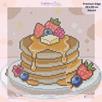 Maple Berry Stack Hand-Rendered Diamond Painting