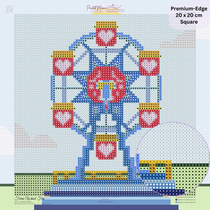 Ferris Wheel Fun Hand-Rendered Diamond Painting