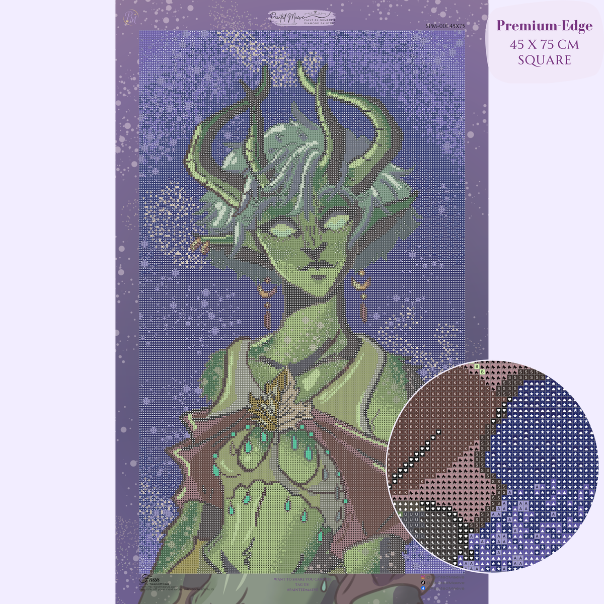 Faun Hand-Rendered Diamond Painting