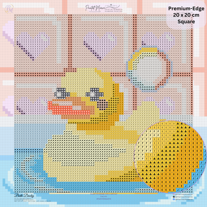 Bath Ducky Hand-Rendered Diamond Painting