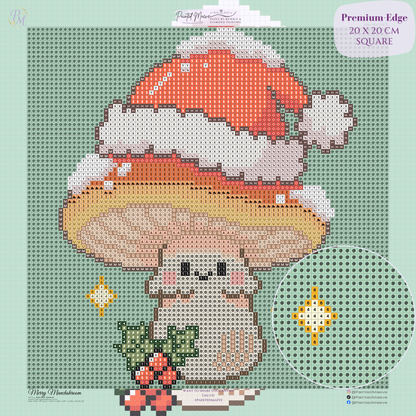 Merry Munchshroom Hand-Rendered Diamond Painting