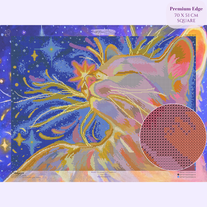 Stargazer Hand-Rendered Diamond Painting