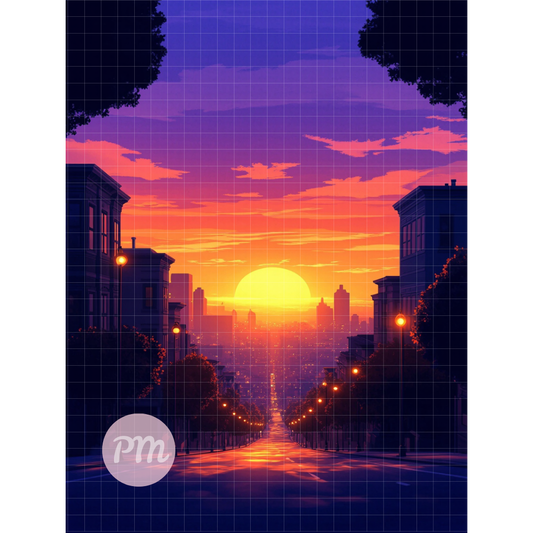 City Isle Horizon: Diamond Painting Collection