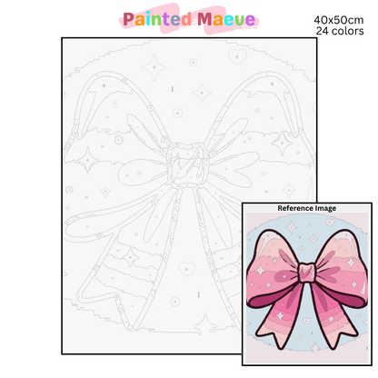 Maeve’s Ribbon: Paint-by-Number Collection (24/36/48 colors | No Frame)