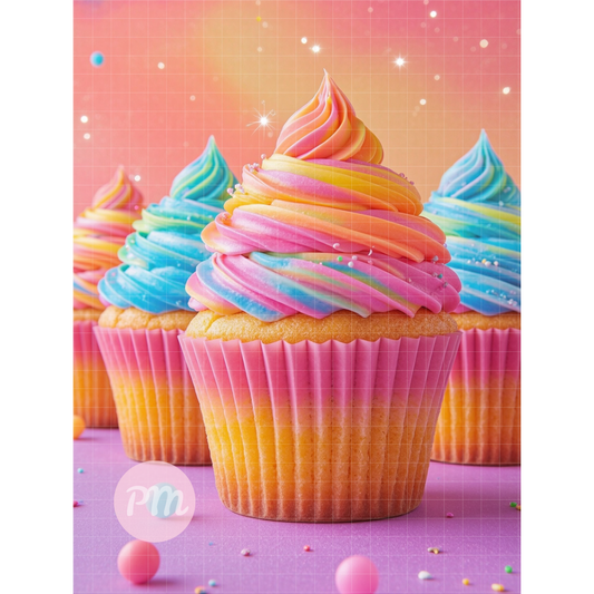 Frosted Cupcakes: Diamond Painting Collection