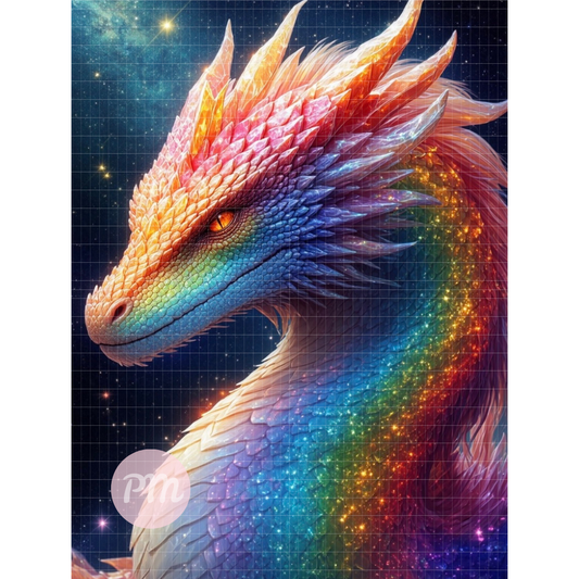 Stardust Serpent: Paint-by-Number Collection (24/36/48 colors | No Frame)