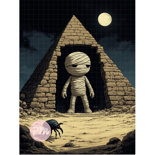 Midnight Mummy: Diamond Painting Collection