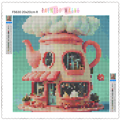 Tea Time Cafe: Diamond Painting Collection