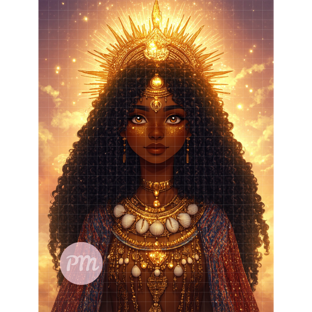 African Beauty: Paint-by-Number Collection (24/36/48 colors | No Frame)