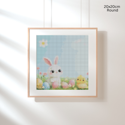 Bunny and Peep: Diamond Painting Easter Collection