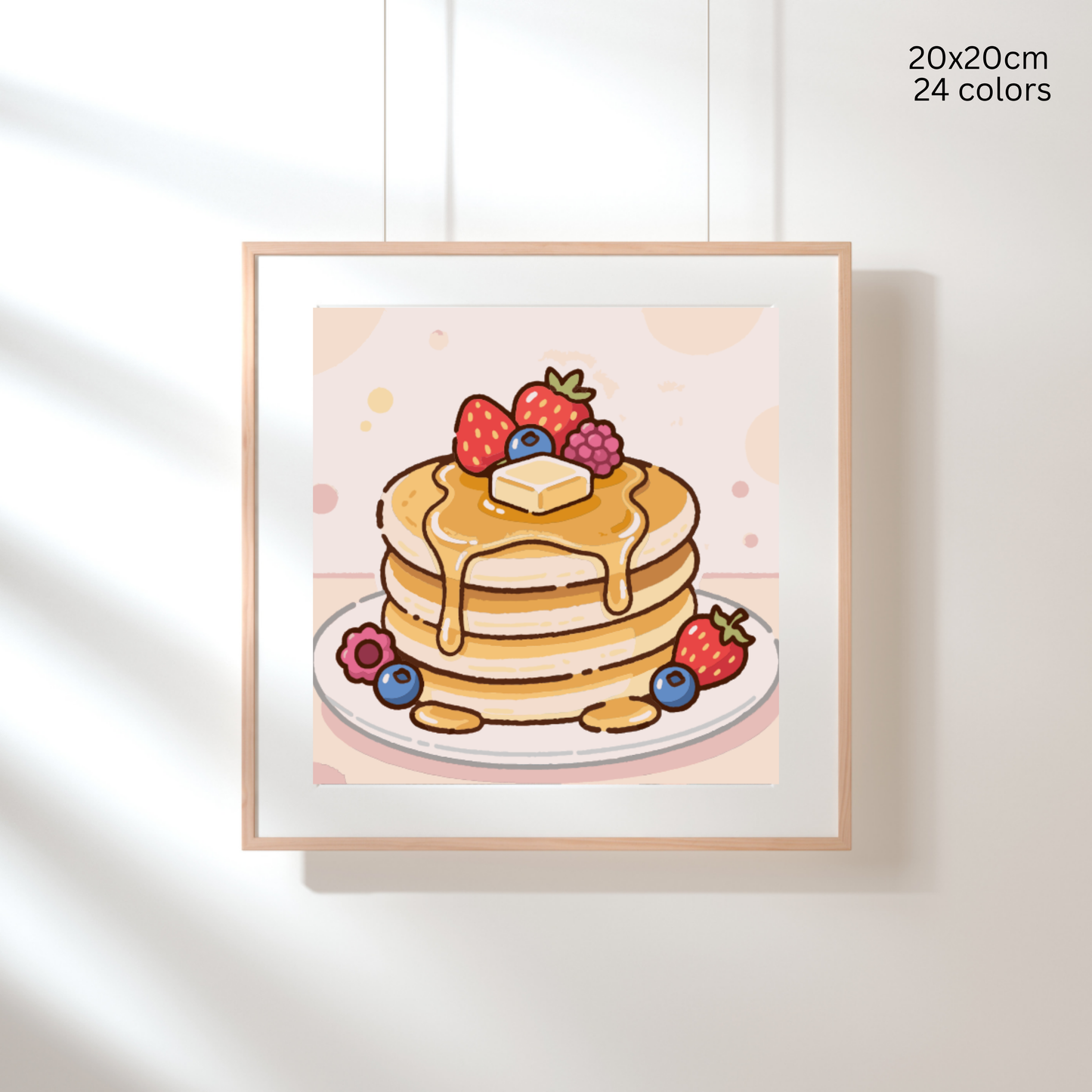 Maple Berry Stack: MINI Paint-by-Number Collection (24/36/48 colors | No Frame)