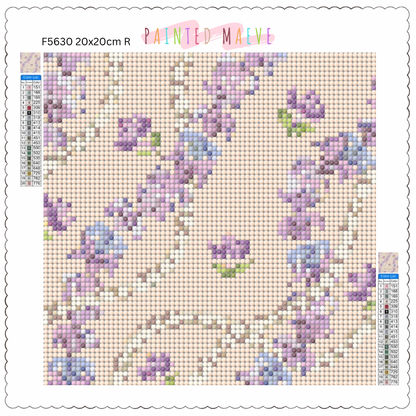 Crown Flower & Pikake: Diamond Painting Collection