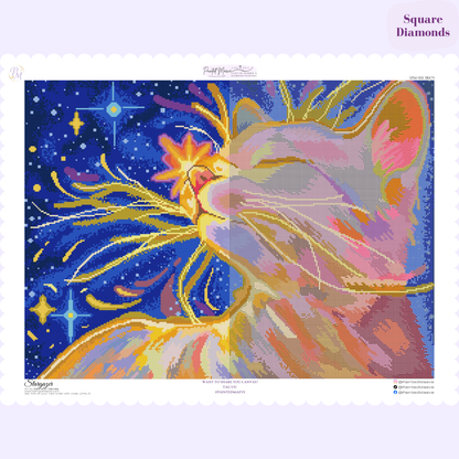 Stargazer Hand-Rendered Diamond Painting