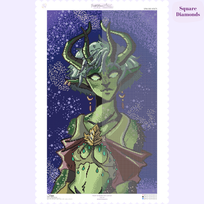 Faun Hand-Rendered Diamond Painting
