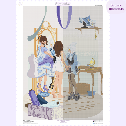 Celeste's Boutique Hand-Rendered Diamond Painting