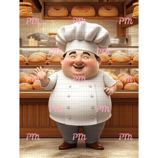 Friendly Baker Man: Diamond Painting Collection