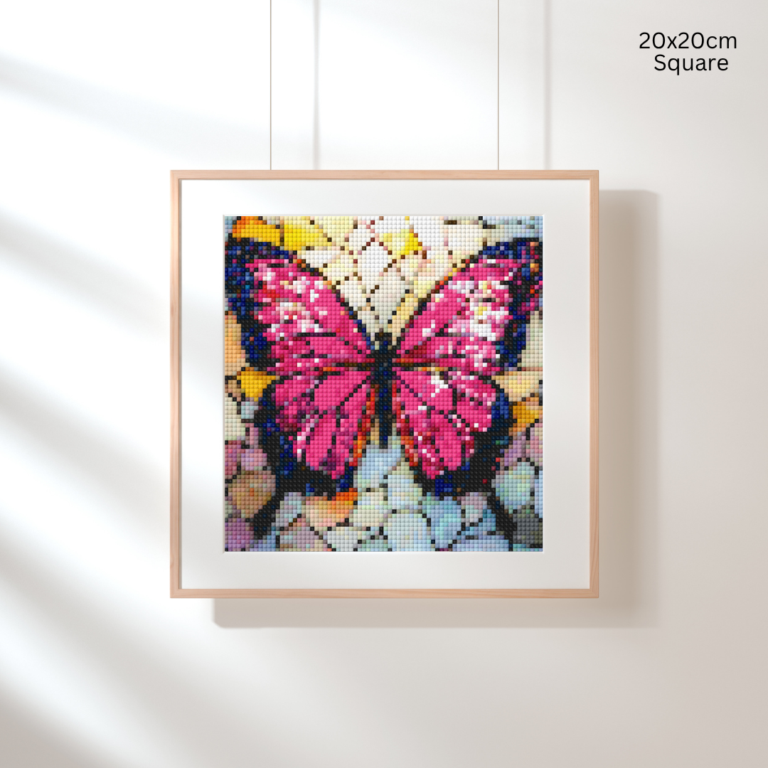 Butterfly Mosaic: Diamond Painting Collection