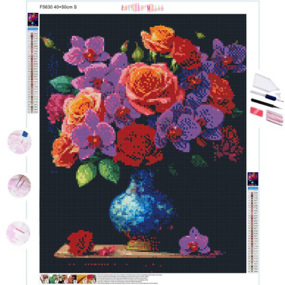 Timeless Bouquet: Diamond Painting Collection