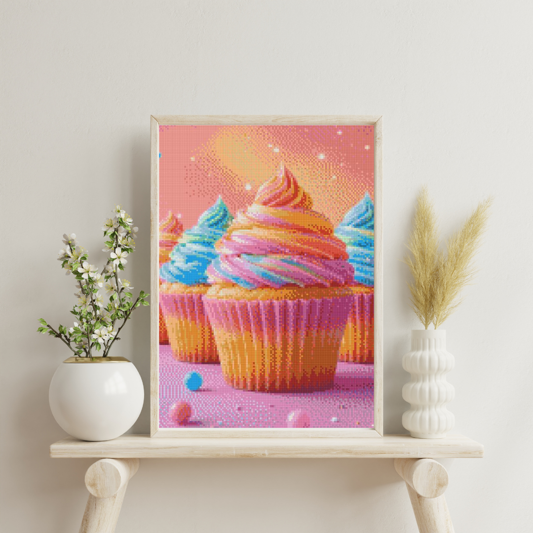 Frosted Cupcakes: Diamond Painting Collection