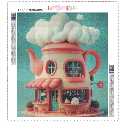 Tea Time Cafe: Diamond Painting Collection