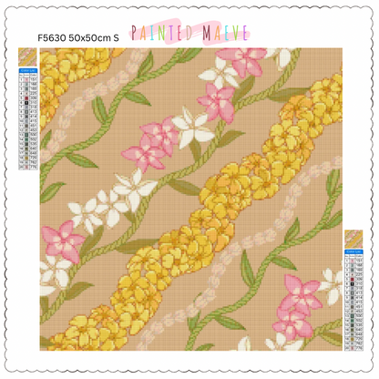 Pikake, Puakenikeni & Plumeria: Diamond Painting Collection