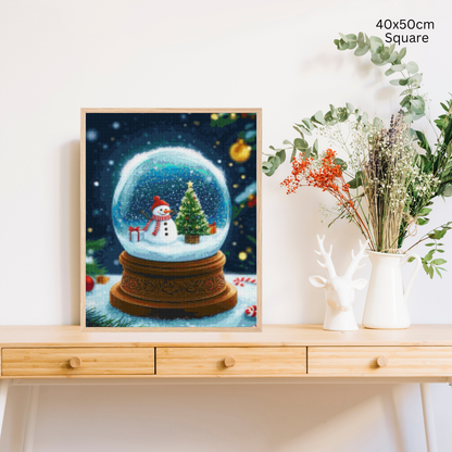 Frosty’s Globe: Diamond Painting Christmas Collection