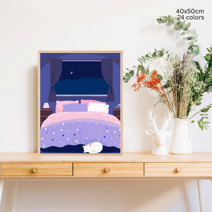 Sweet Dreams: Paint-by-Number Collection (24/36/48 colors | No Frame)
