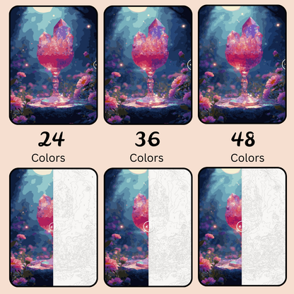 Mystic Elixir: Paint-by-Number Collection (24/36/48 colors | No Frame)