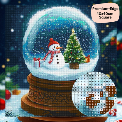 Frosty’s Globe: Diamond Painting Christmas Collection