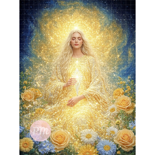 Radiant Glowing Goddess: Diamond Painting Collection