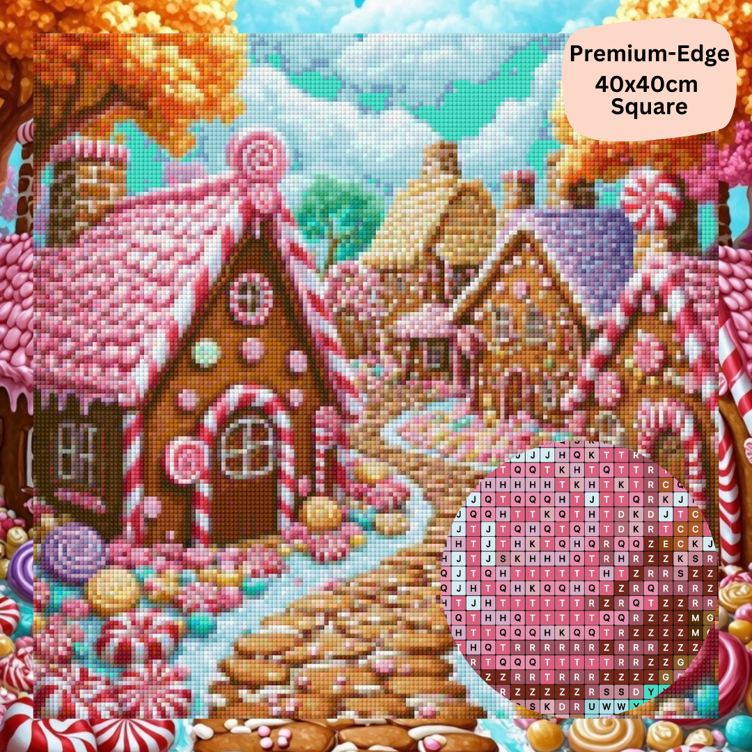 Gingerbread Lane: Diamond Painting Collection