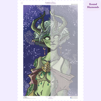 Faun Hand-Rendered Diamond Painting