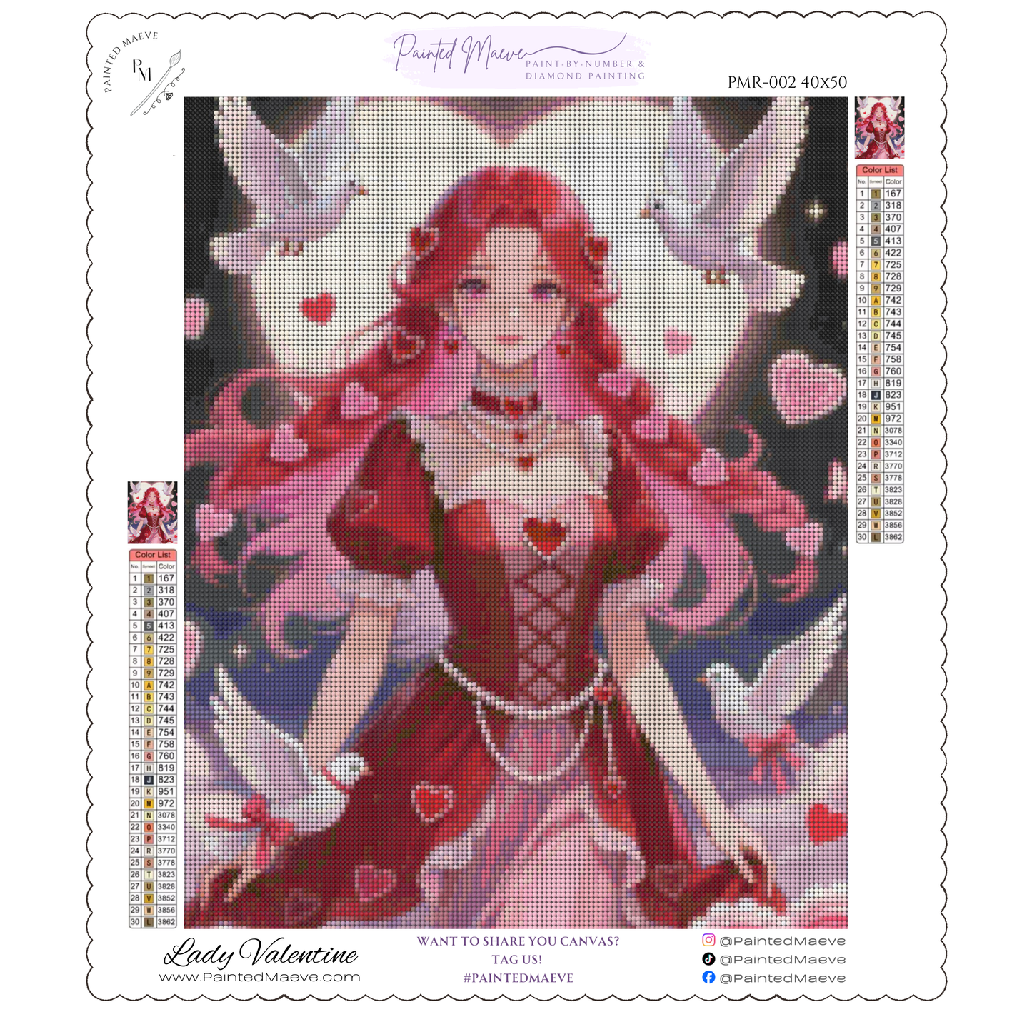 Lady Valentine: Diamond Painting Valentine Collection