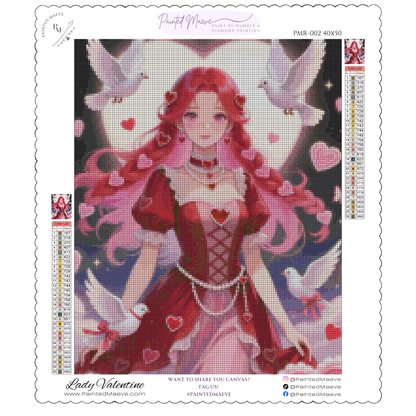 Lady Valentine: Diamond Painting Valentine Collection