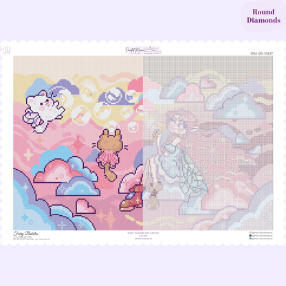 Fairy Bubbles Hand-Rendered Diamond Painting