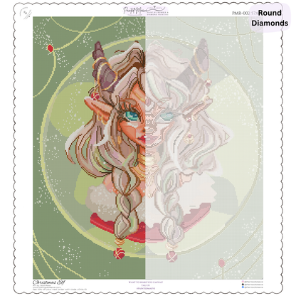 Christmas Elf: Hand-Rendered Diamond Painting