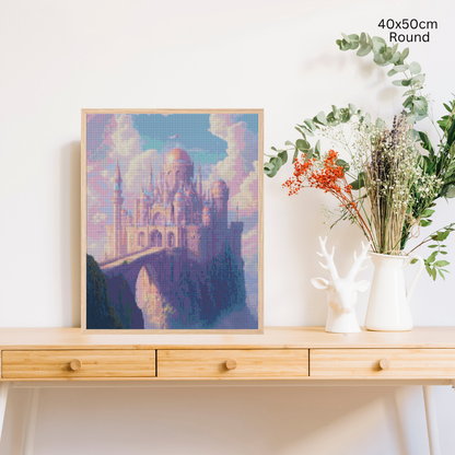 Celestial Fortress: Diamond Painting Collection